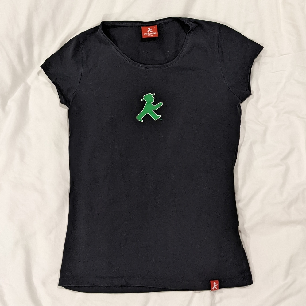 Official Ampelmann women's fitted tee (front + back design)